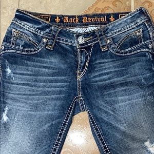 Rock revival Capri jeans